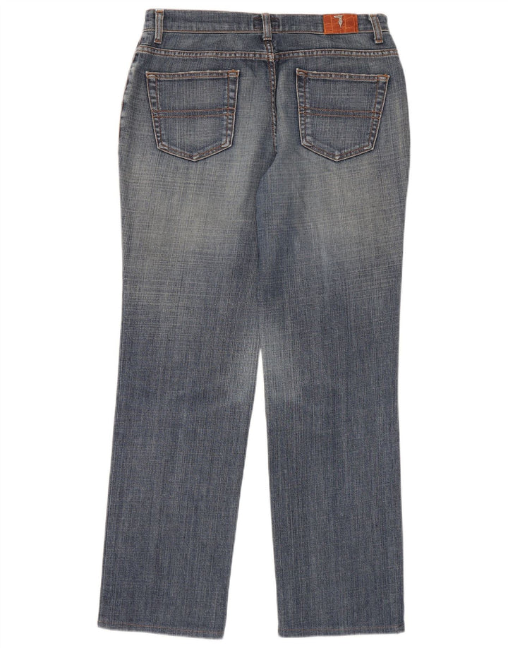 Jeans Dritti Donna Trussardi W30 L32 Blu Cotone