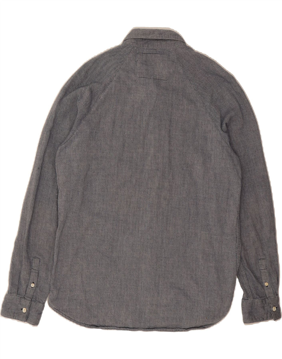 QUIKSILVER Mens Flannel Shirt Small Grey Pinstripe Vintage Quiksilver and Second-Hand Quiksilver from Messina Hembry 