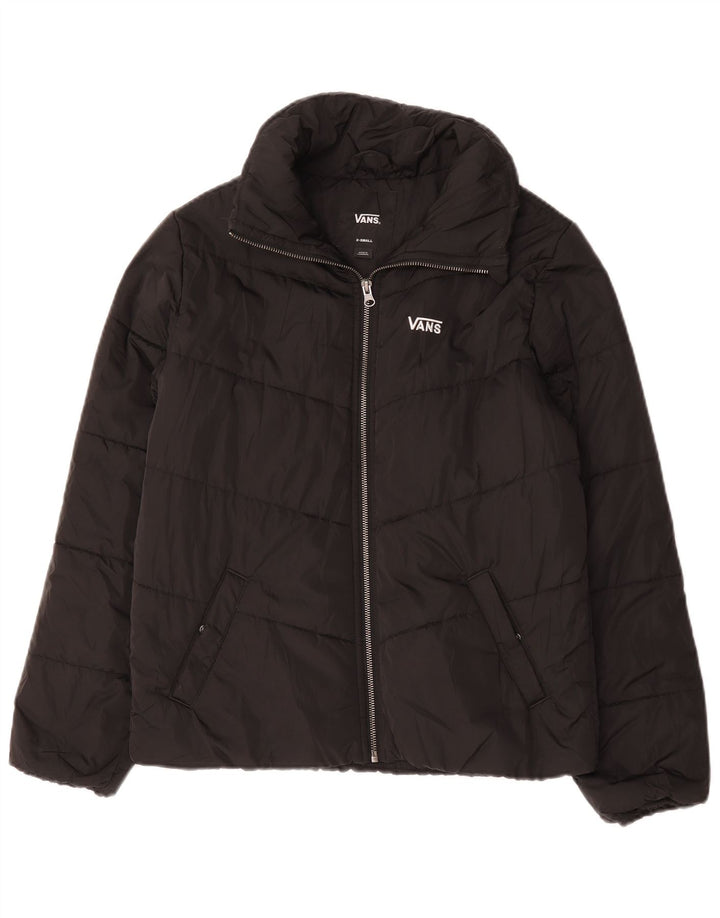 Giacca imbottita ampia da uomo Vans UK 34 XS poliestere nero