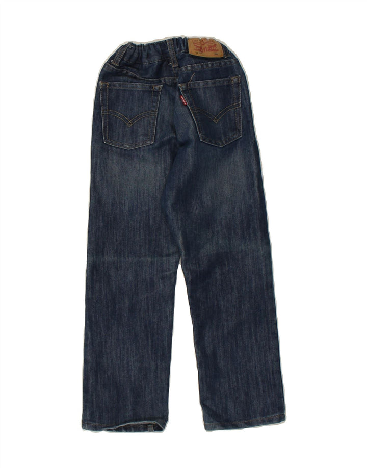 LEVI'S Boys 511 Straight Jeans 5-6 Years W20 L20 Navy Blue Cotton | Vintage Levi's | Thrift | Second-Hand Levi's | Used Clothing | Messina Hembry 