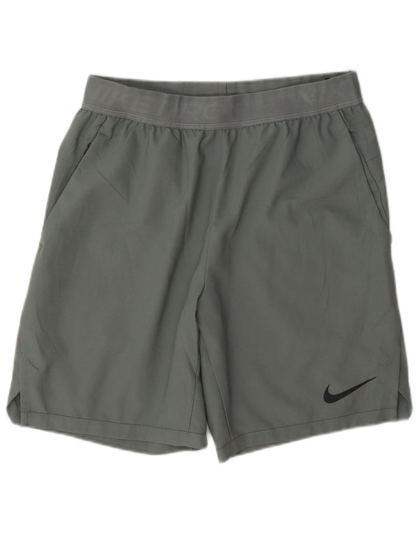 Pantaloncini sportivi Nike Dri Fit Graphic Standard da uomo piccoli in poliestere grigio