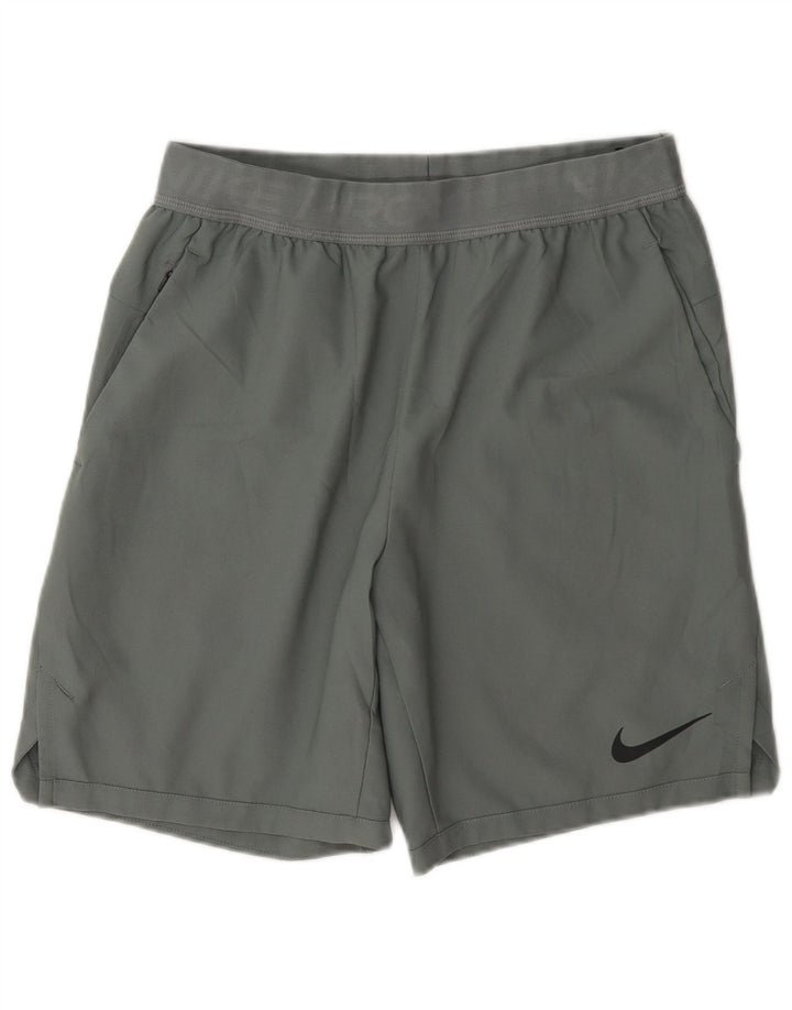 Pantaloncini sportivi Nike Dri Fit Graphic Standard da uomo piccoli in poliestere grigio