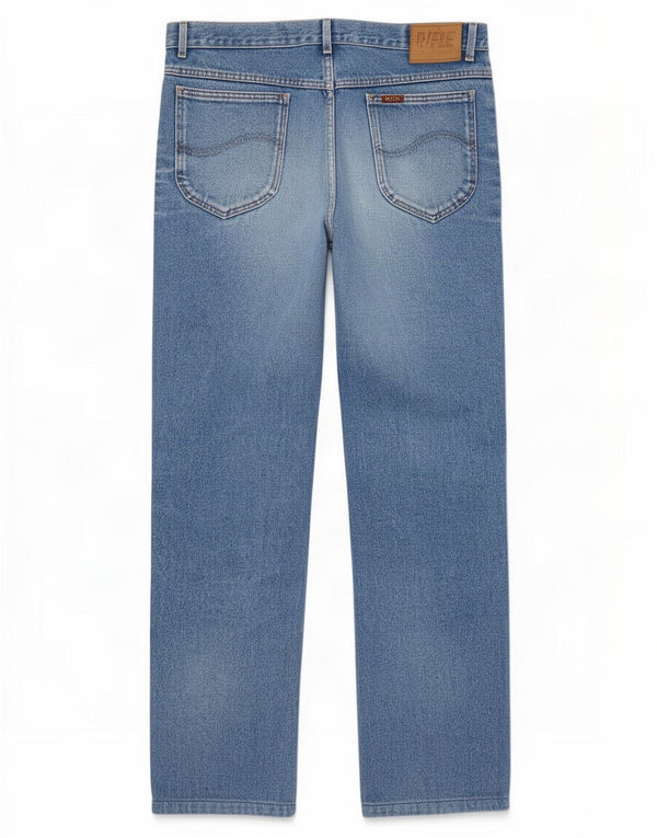 Jeans dritti da uomo Rifle W36 L32 in cotone blu