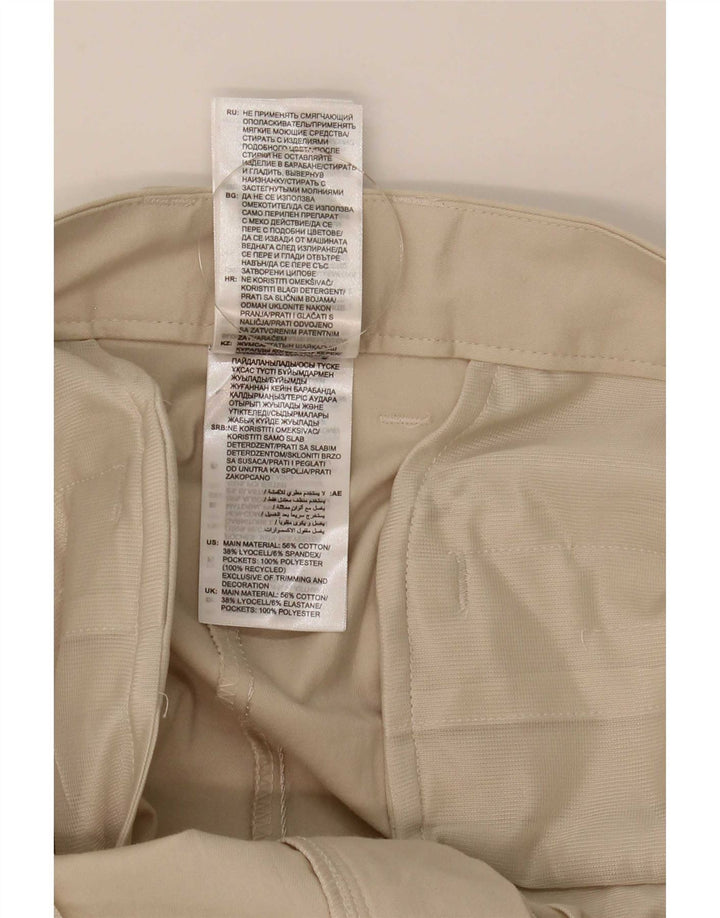 Pantaloncini chino da uomo Adidas W34 grandi in cotone beige
