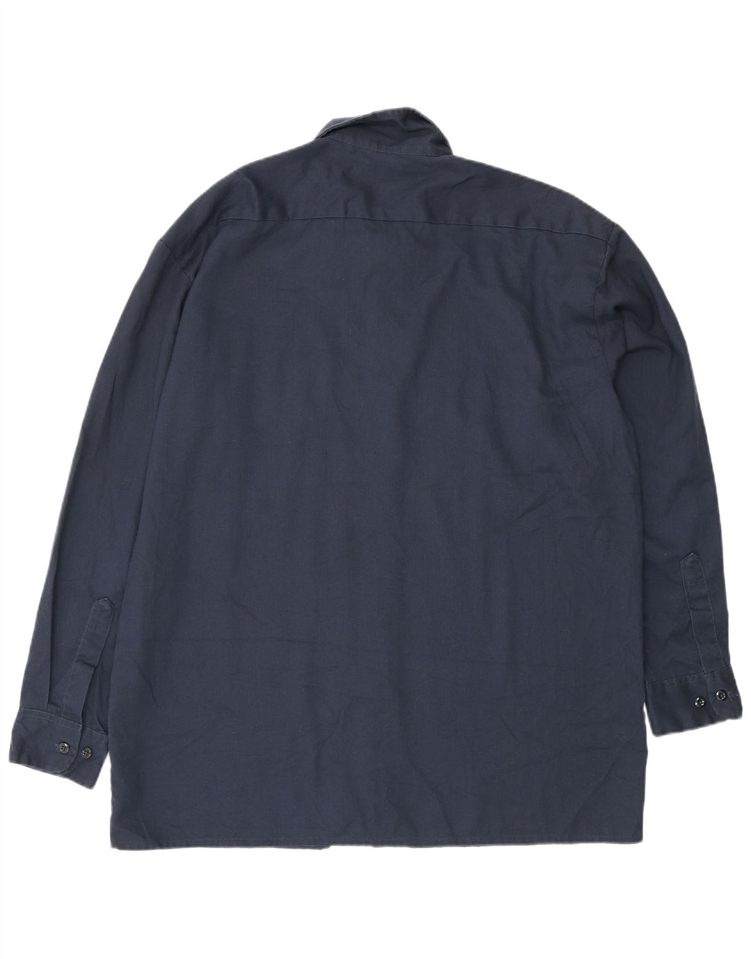 Camicia da uomo Dickies grande in poliestere blu navy