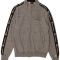 Giacca da tuta grafica da uomo Champion in cotone chiazzato grigio medio