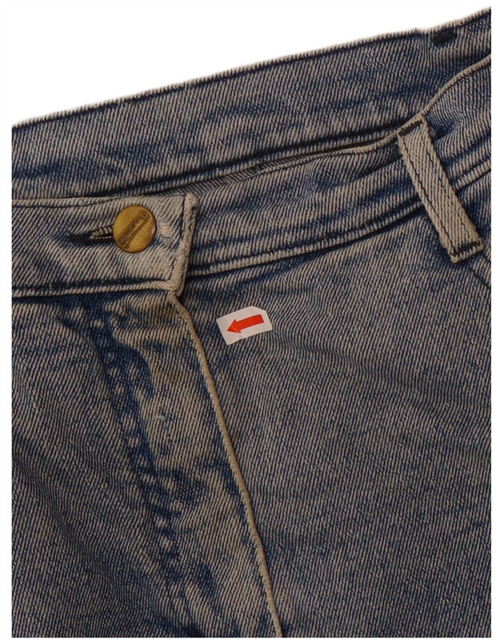 Mini gonna di jeans da donna Quarry W31 in cotone blu medio