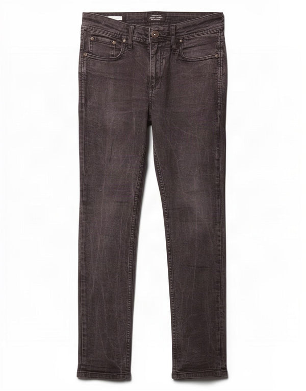 Jack & Jones Uomo Ben Skinny Jeans W30 L30 Nero