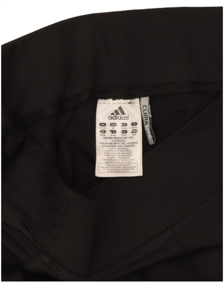 Pantaloni da tuta da donna Adidas UK 12/14 Medium Nero Poliestere
