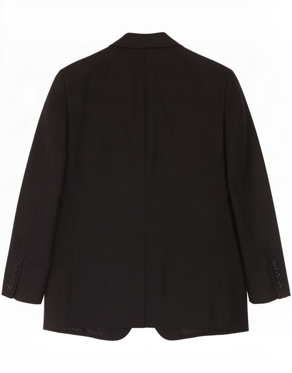 Giacca Blazer Trussardi Uomo 2 Bottoni IT 52 XL Lana Nera