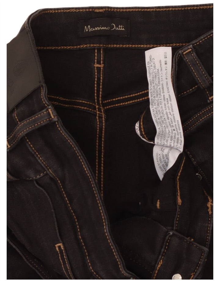 MASSIMO DUTTI Jeans bootcut da donna EU 42 Large W32 L32 Cotone nero