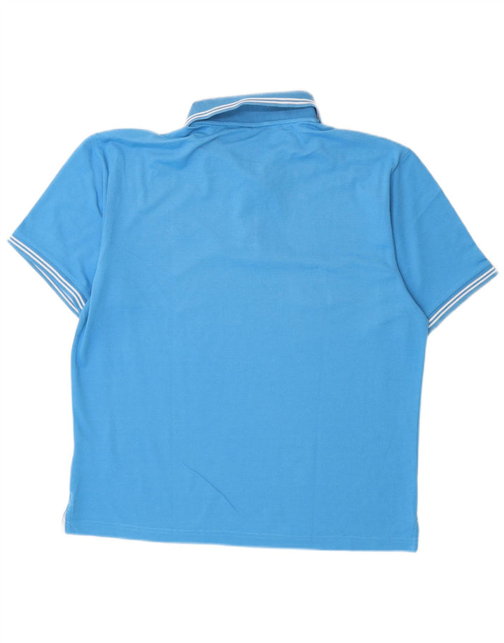 Polo da uomo Champion Large in cotone blu