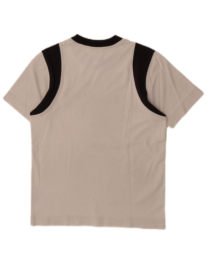 T-shirt da uomo Puma Top Small bianca color block