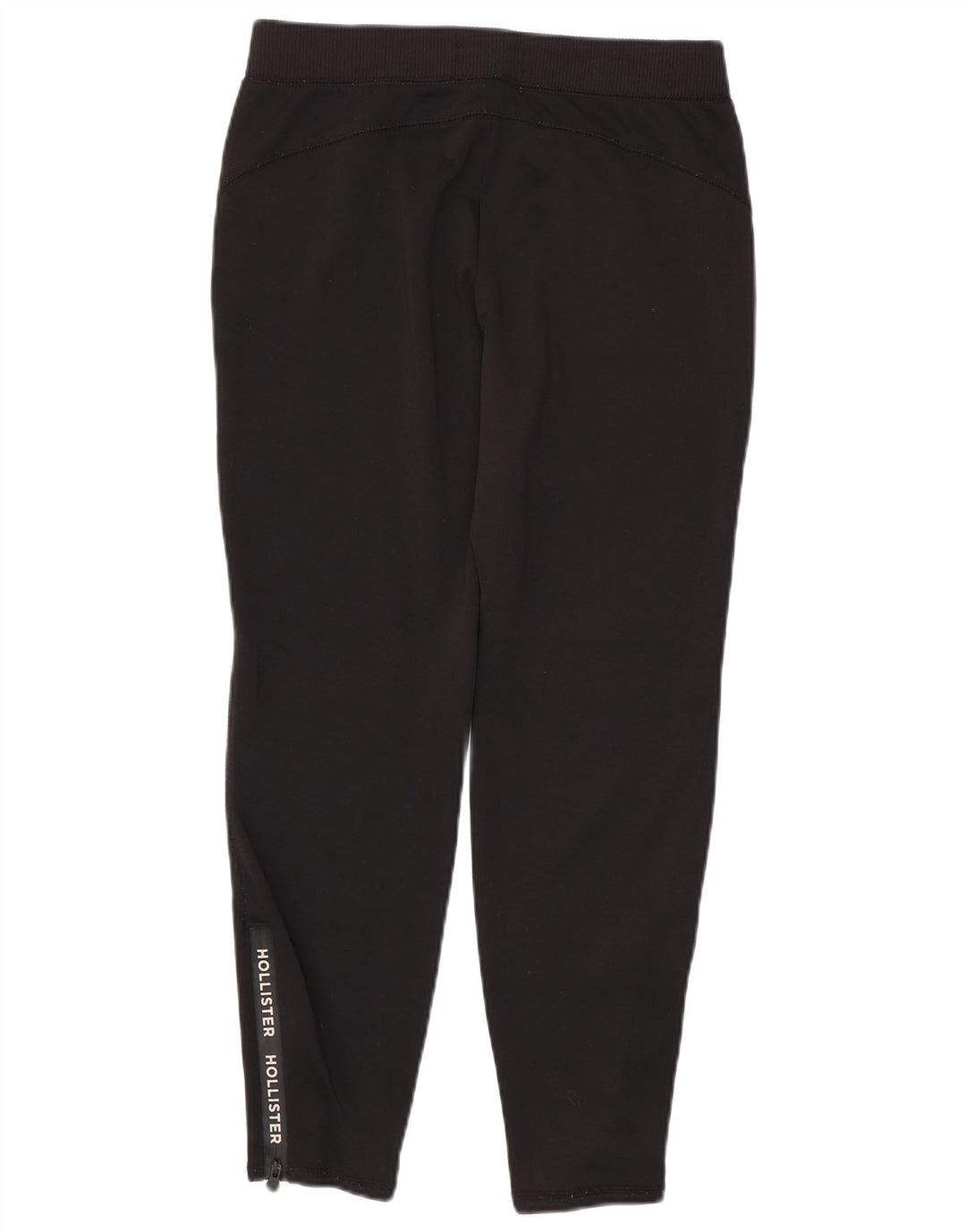 Pantaloni da tuta con grafica Hollister da uomo piccoli in poliestere nero