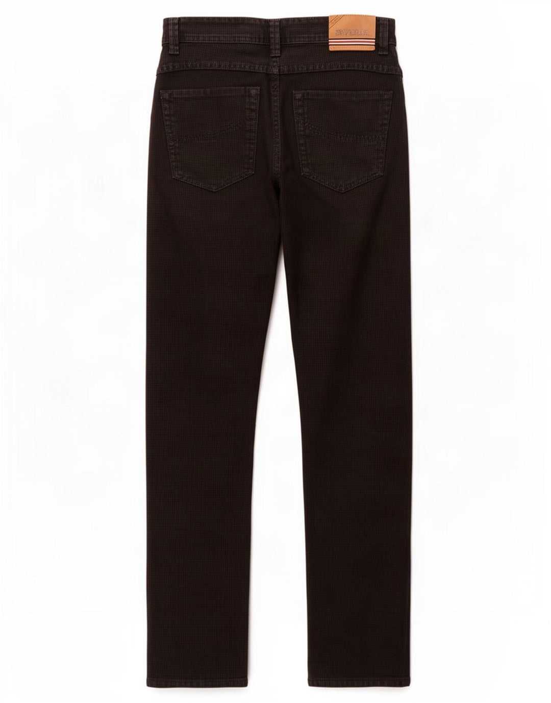 Jeans dritti da uomo SIVIGLIA W31 L32 cotone pied de poule nero