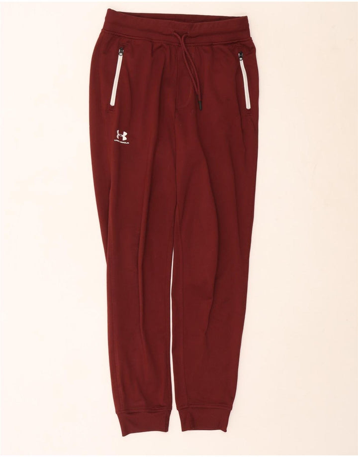 Pantaloni da tuta da uomo Under Armour da jogging piccoli bordeaux