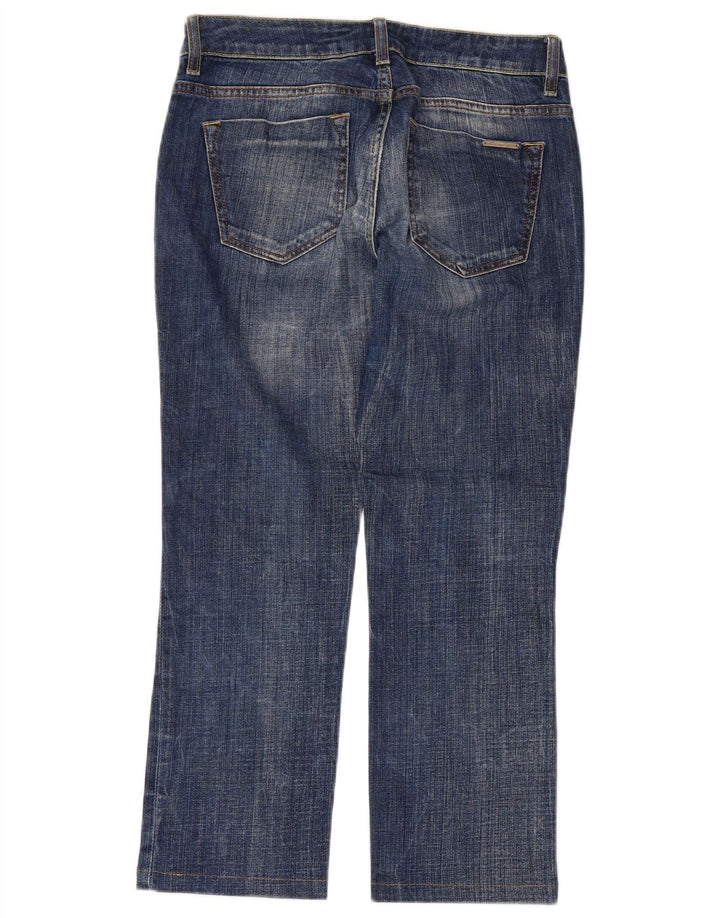 Jeans cropped da donna Massimo Dutti W27 L25 cotone blu