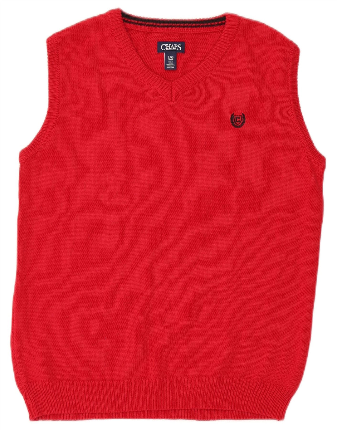 Canotta da ragazzo Chaps 14-15 anni in cotone rosso