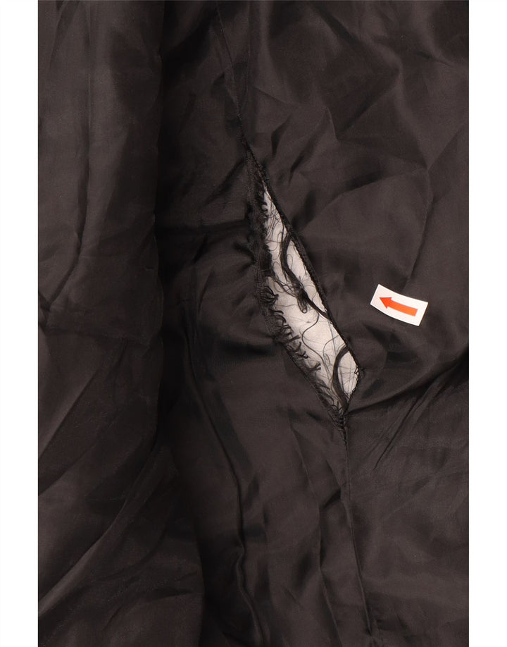 Guess Giacca imbottita con grafica da donna UK 10 Small Poliestere nero