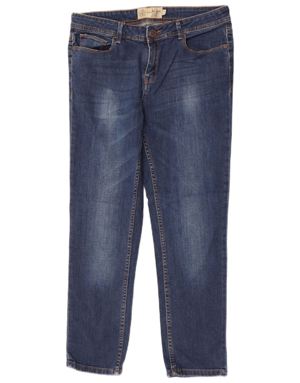 Jeans slim da donna Fat Face UK 12 medio W30 L26 cotone blu