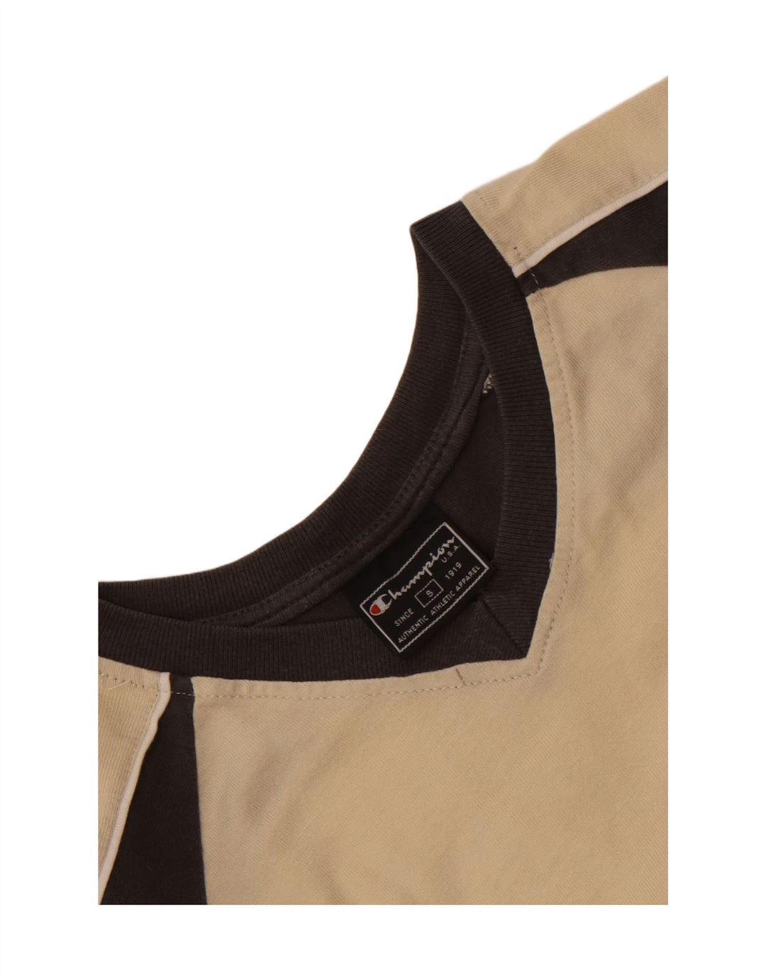 T-shirt da uomo Champion Top Small Off White Colourblock