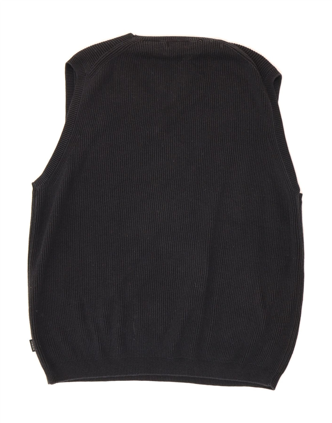 IZOD Mens Vest Tank Top XL Black Cotton Vintage Izod and Second-Hand Izod from Messina Hembry 