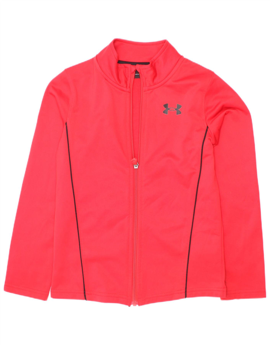 Giacca da tuta da ragazzo Under Armour 6-7 anni in poliestere rosso