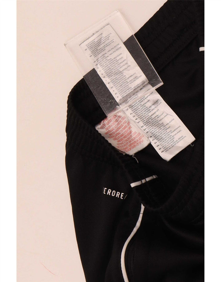 Pantaloni della tuta Adidas Aeroready da ragazzo 9-10 anni in poliestere nero