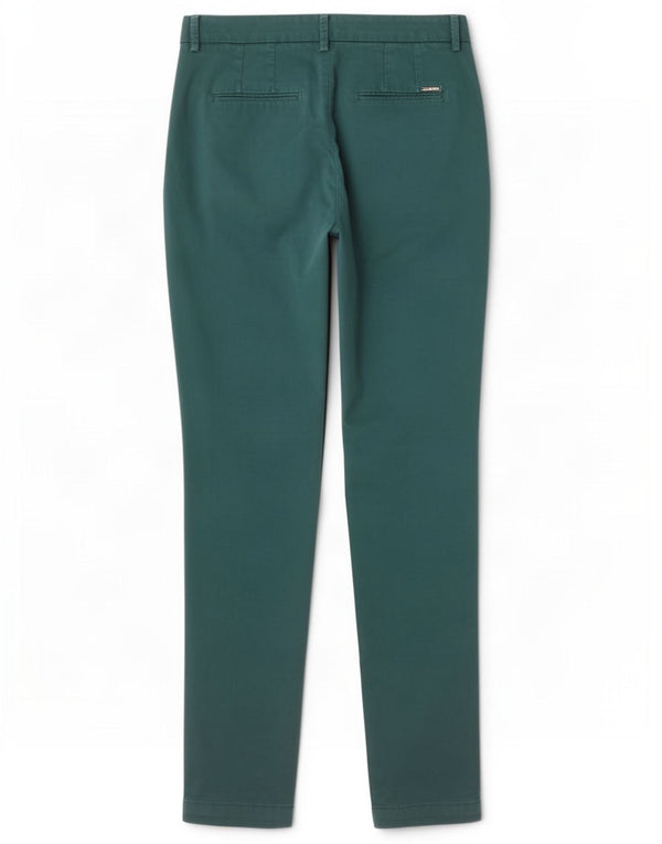 Pantaloni chino slim da donna Liu Jo W27 L31 verde cotone