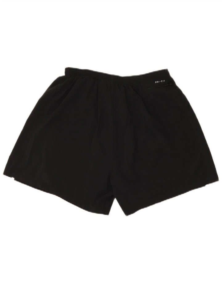 Pantaloncini sportivi Nike Dri Fit da donna UK 16 grandi neri