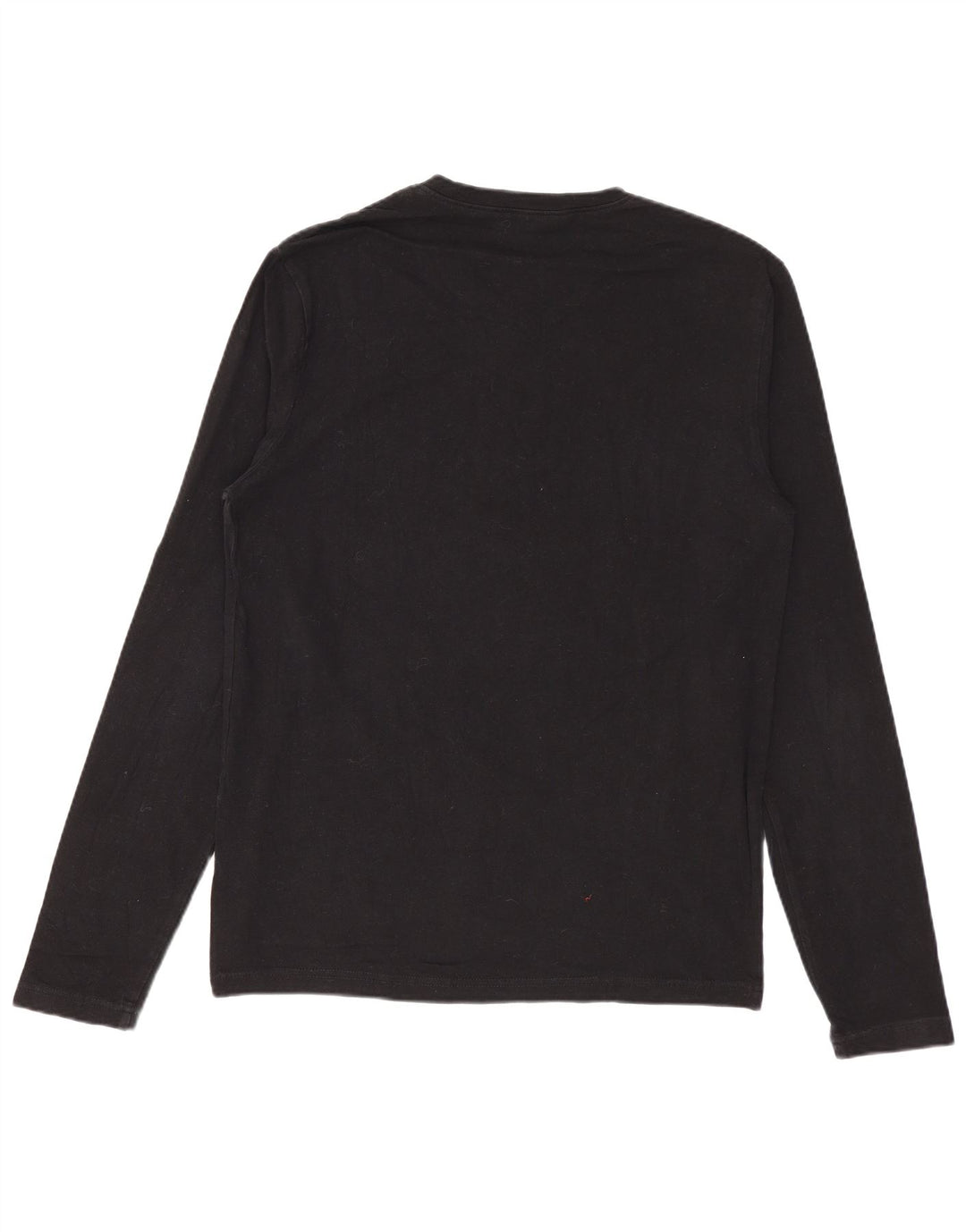 Calvin Klein Jeans Top grafico da donna manica lunga UK 12 medio nero