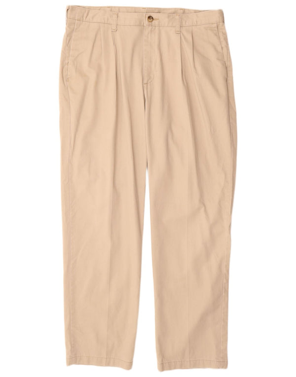 Pantaloni chino con pegging da uomo LEE W36 L32 in cotone beige