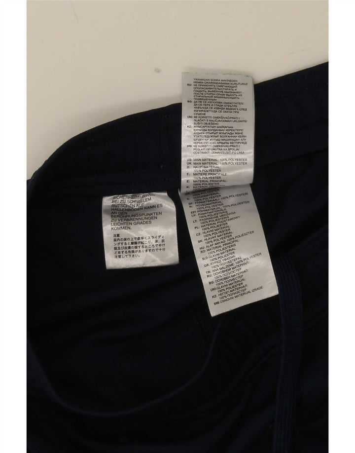 Pantaloni da tuta Adidas Climalite da uomo piccoli in poliestere blu navy