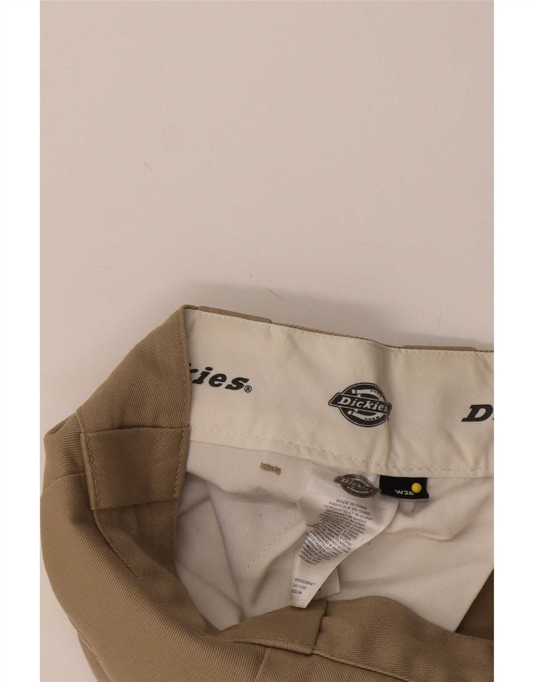 Pantaloni chino dritti da donna Dickies W26 L27 Poliestere beige