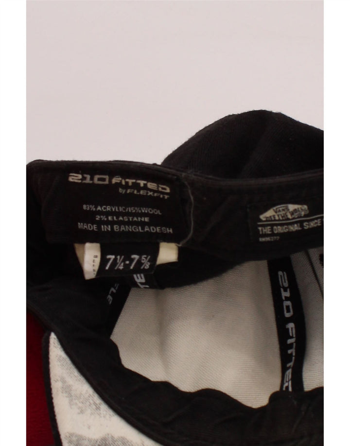 VANS Mens Graphic Baseball Cap Large/XL Black Acrylic Logo