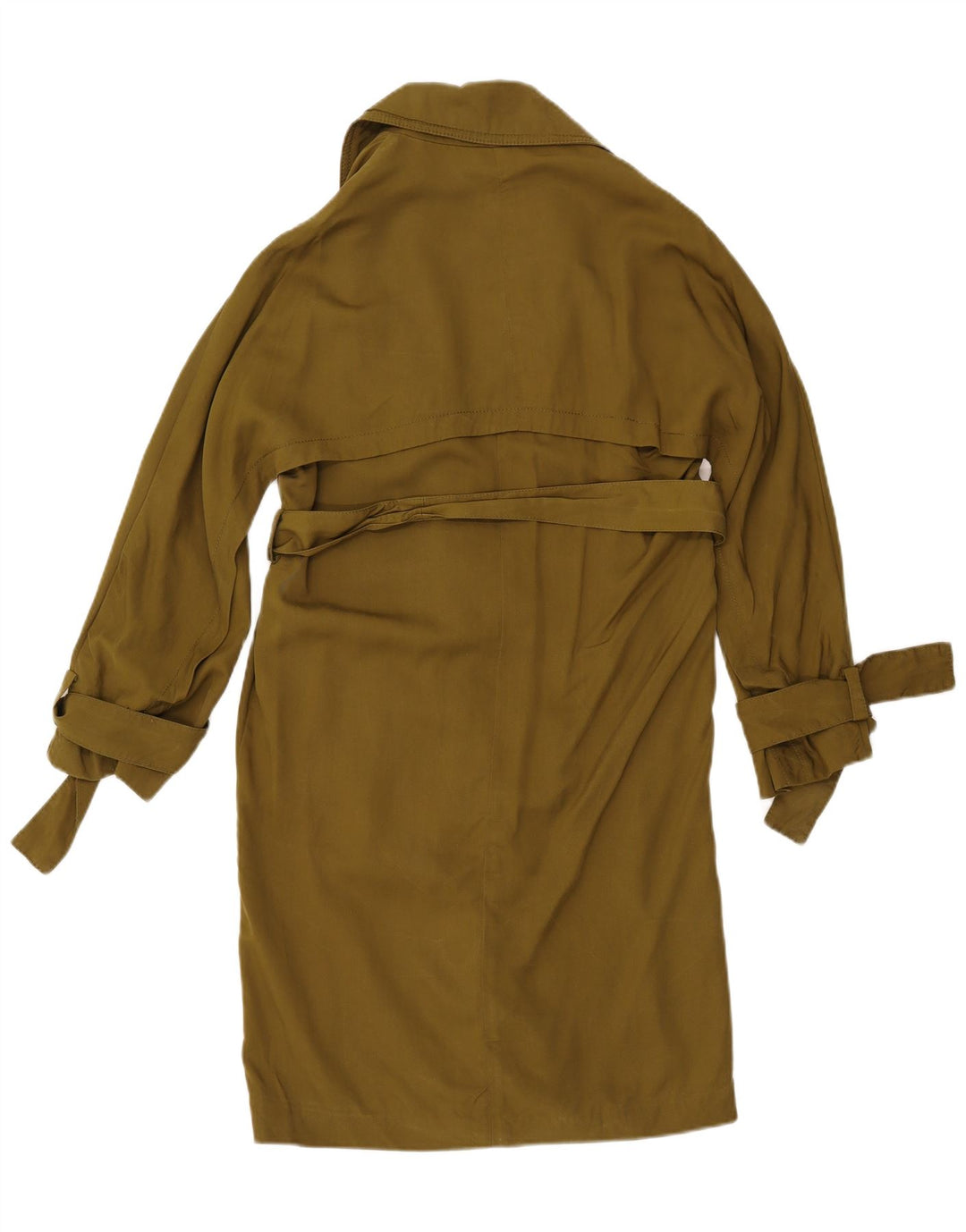 Topshop Trench oversize da donna UK 8 Small Khaki Lyocell