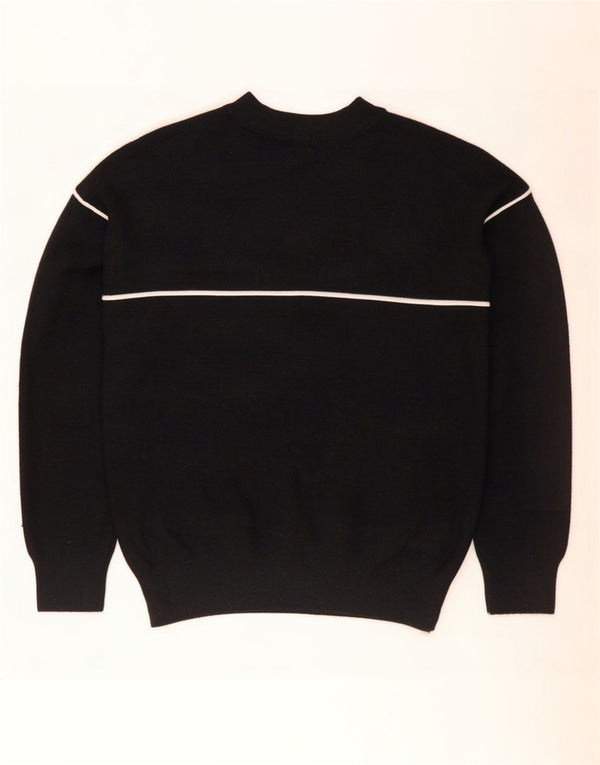 Maglione maglione con scollo a barca da donna Marks & Spencer UK 10 piccolo nero