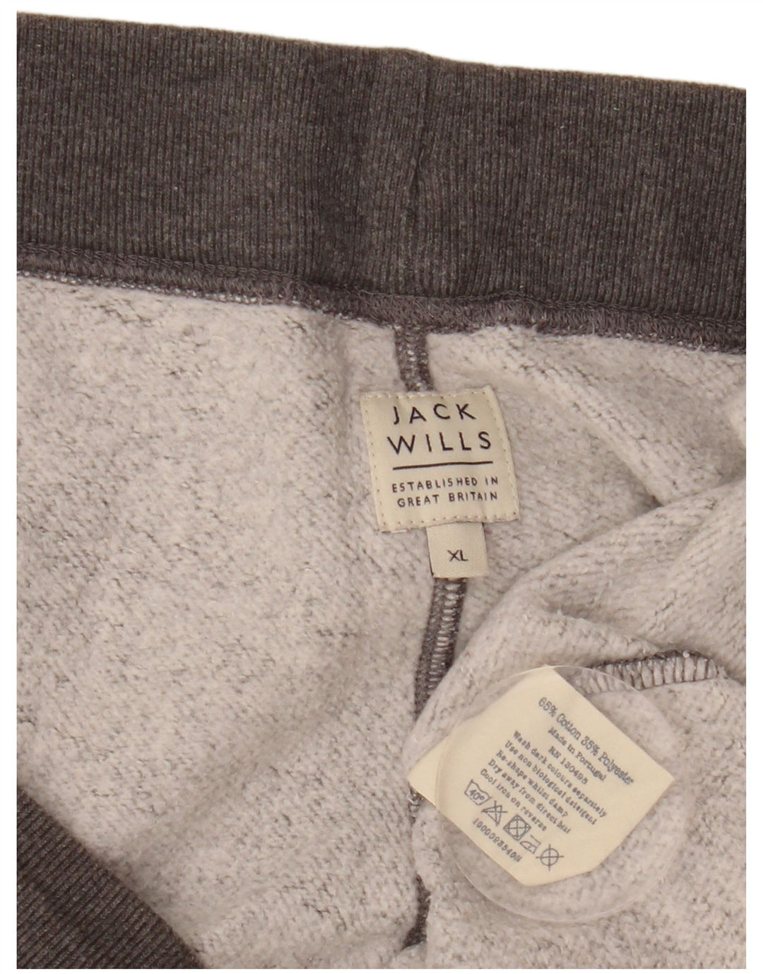 Pantaloncini sportivi Salcombe Devon da uomo Jack Wills XL in cotone grigio