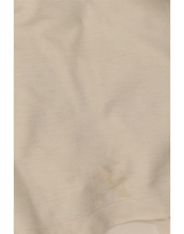 Polo da uomo a maniche lunghe Fila US 42 Large bianca