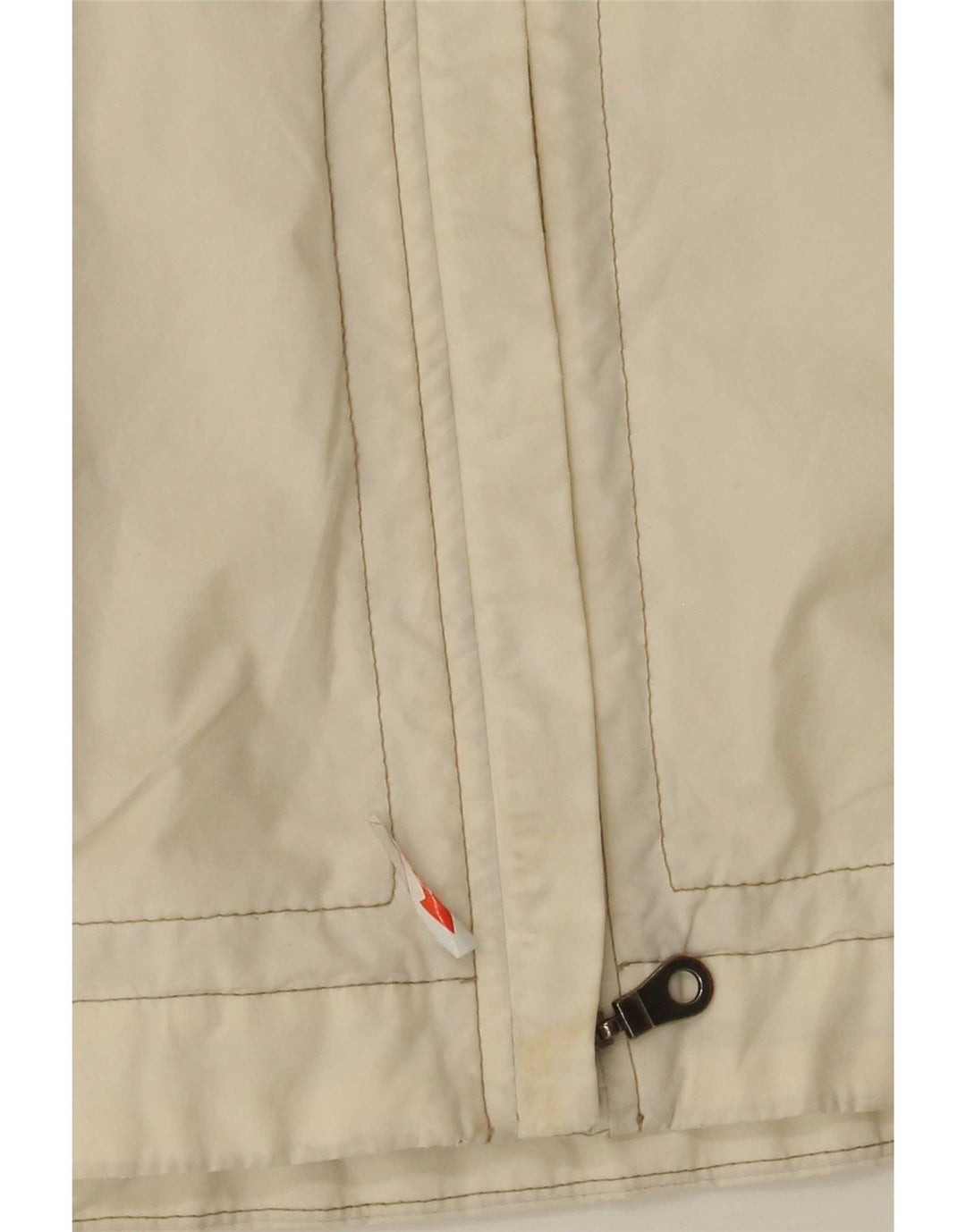 Bomber con cappuccio da donna Murphy & Nye UK 10 piccolo cotone bianco sporco