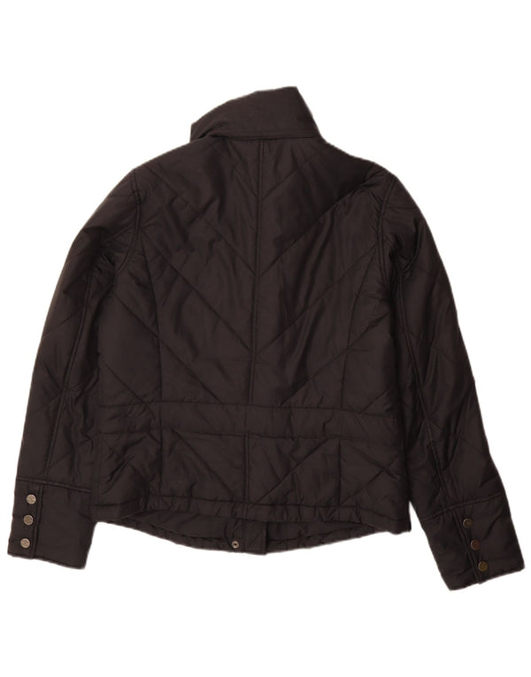 Giacca imbottita da donna Tommy Hilfiger UK 16 grande poliestere nero