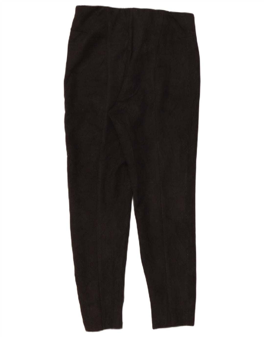 Pantaloni casual slim da donna Zara grandi W32 L26 poliestere nero