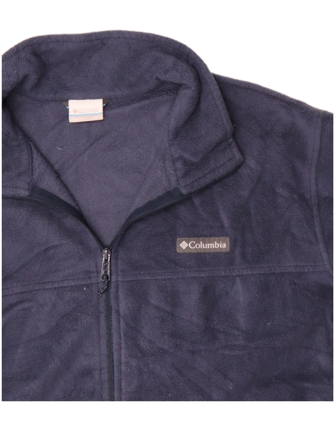Giacca in pile da uomo Columbia UK 44 2XL Poliestere blu navy