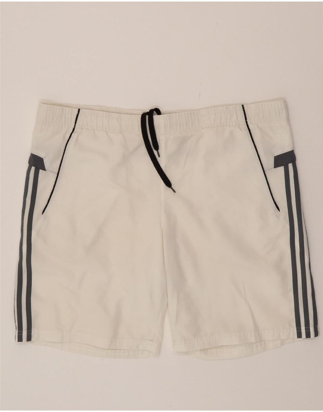ADIDAS Mens Climacool Sport Shorts Large White Colourblock Polyester Vintage Adidas and Second-Hand Adidas from Messina Hembry 