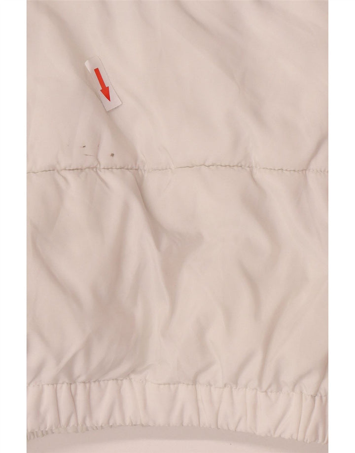 Giacca imbottita da uomo Kappa UK 40 Large Poliestere color block bianco