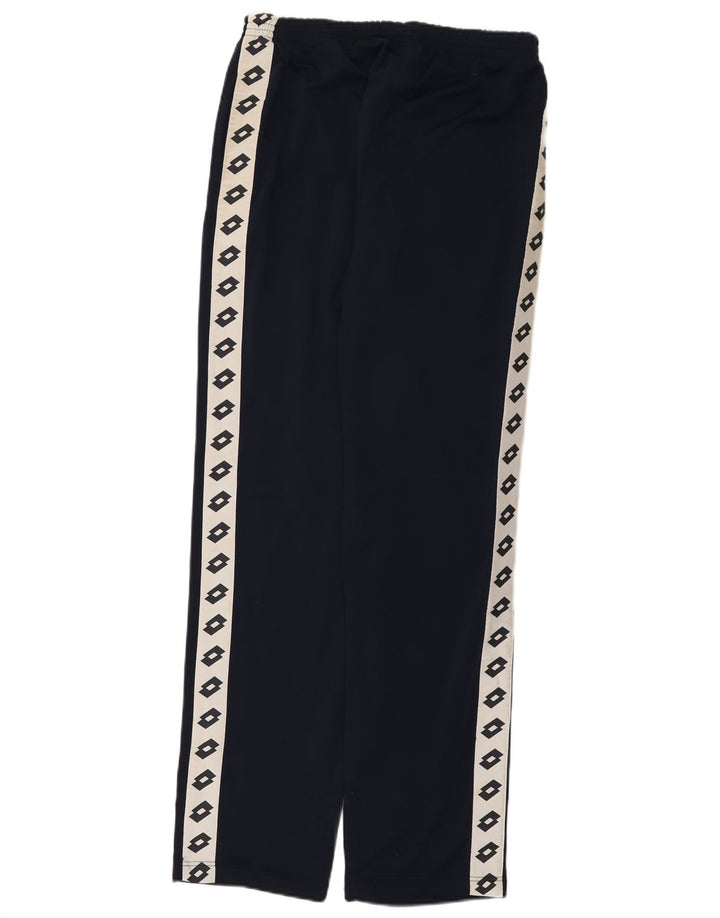 Pantaloni da tuta con grafica Lotto da uomo, colore blu navy medio