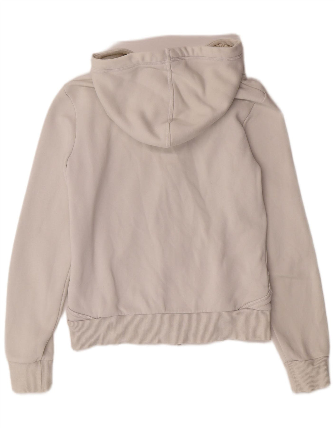 Felpa con cappuccio e zip da donna PUMA UK 10 Small Bianca
