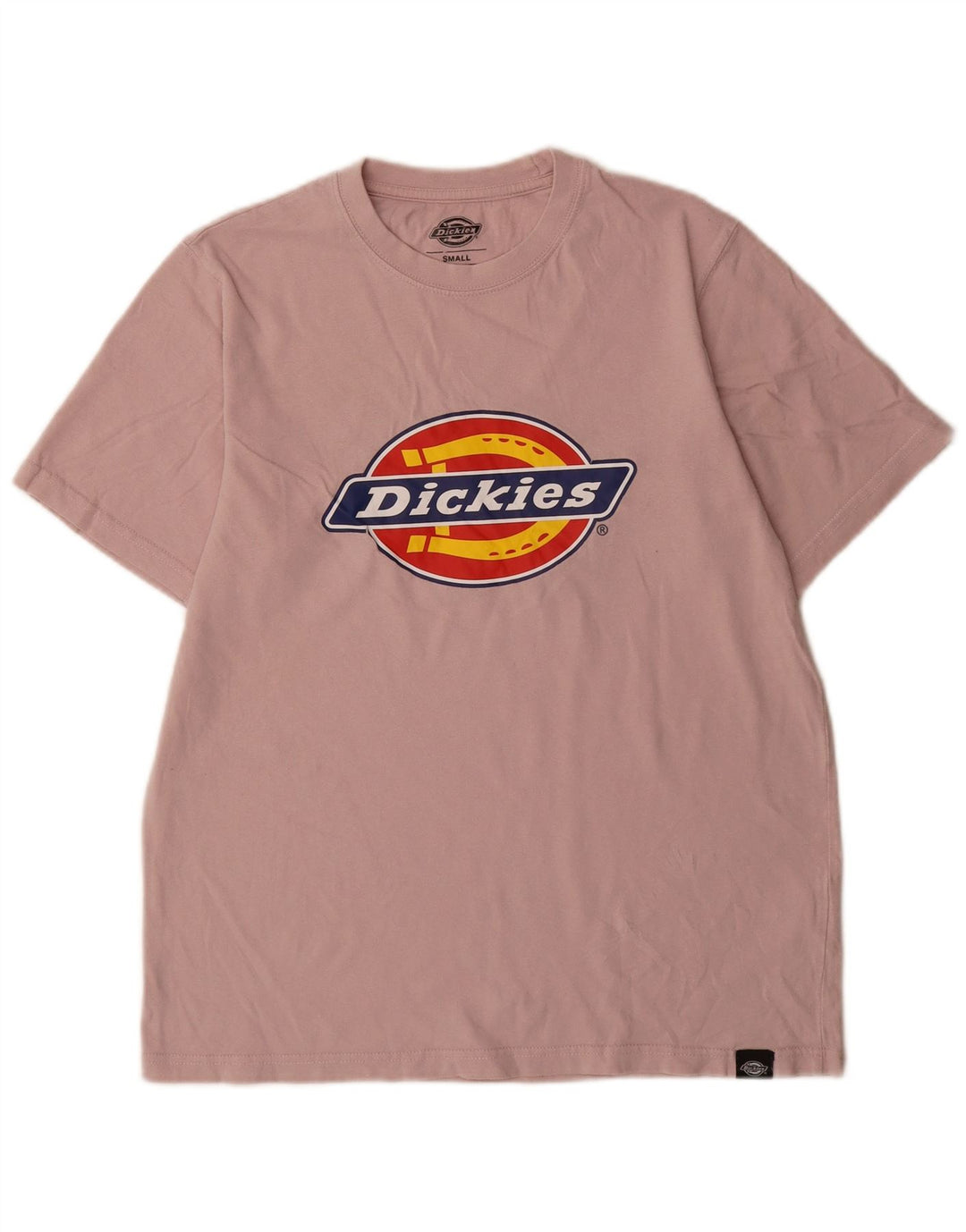 T-shirt grafica da uomo Dickies Top piccola in cotone rosa