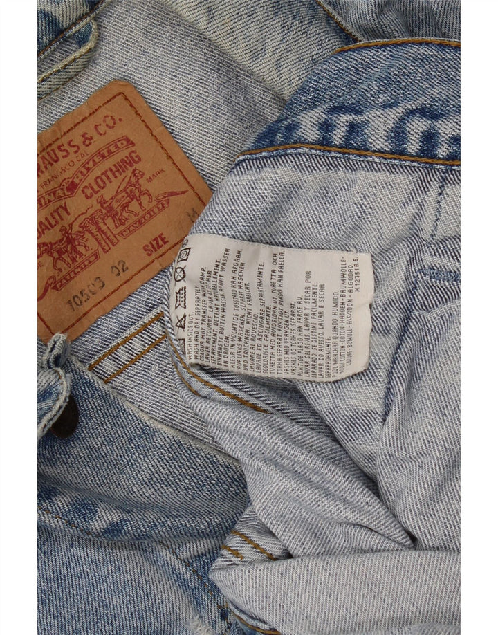 Giacca di jeans da uomo Levi's UK 38 Cotone blu medio