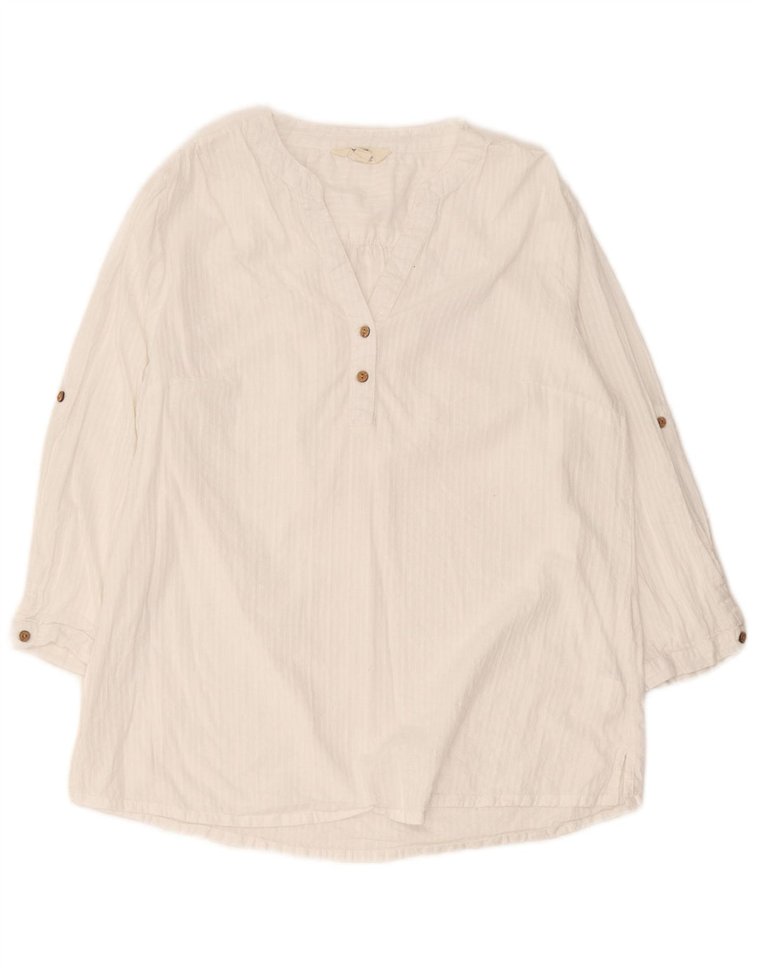 Top tunica da donna con maniche a 3/4 Mountain Warehouse UK 14 grande cotone bianco